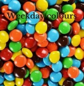 Weekday colours