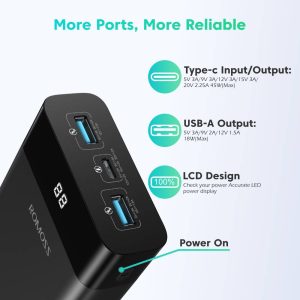 ROMOSS PPD20 50W Power Bank Portable External Charger